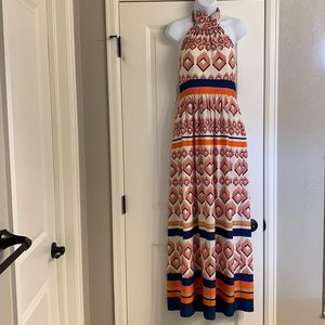 Halter top maxi dress